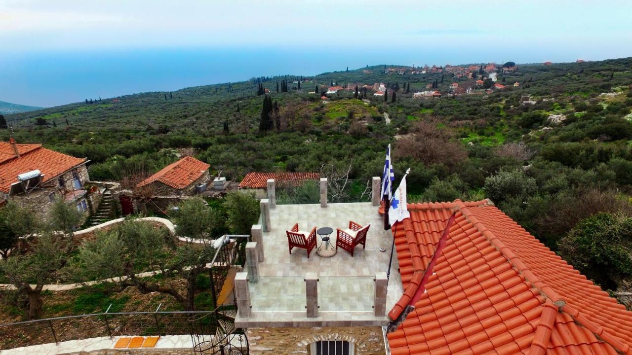 Villa Somatianá- Traditional Stone House , West Mani Thalámai Esterno foto